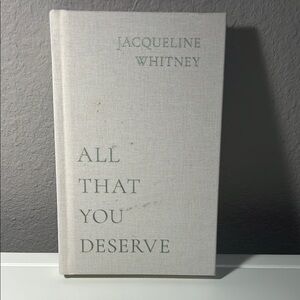 Cream Book - All That You Deserve